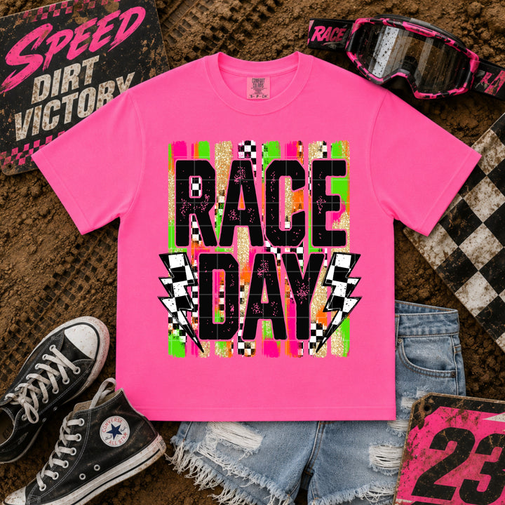 Race Day DTF Print