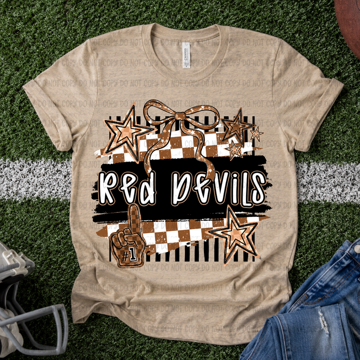 Gold Mascots DTF Print
