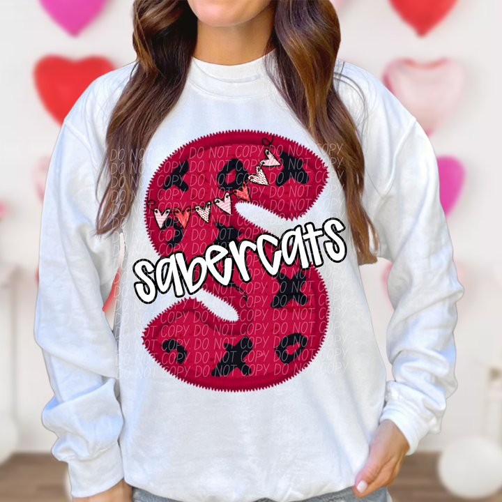 Valentines Day School Spirit A-B DTF Print