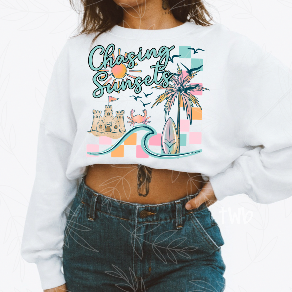 Chasing Sunsets DTF Print