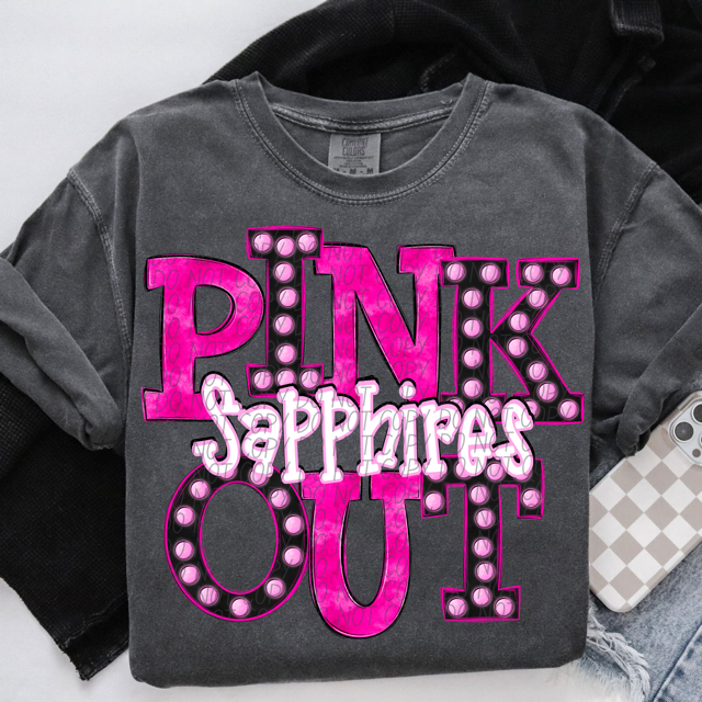 Pink Out Marquee DTF Print