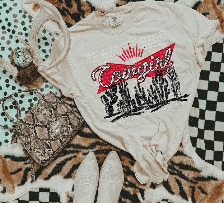 Cowgirl DTF Print