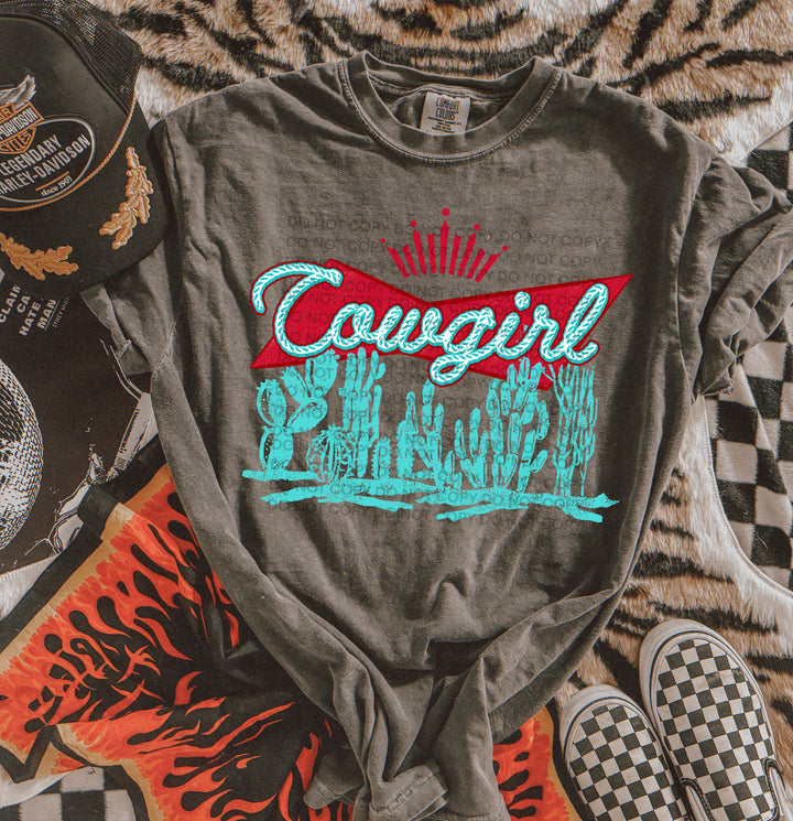 Cowgirl DTF Print