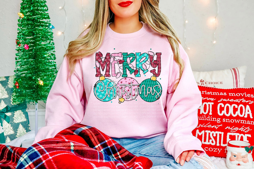 Merry Christmas DTF Print