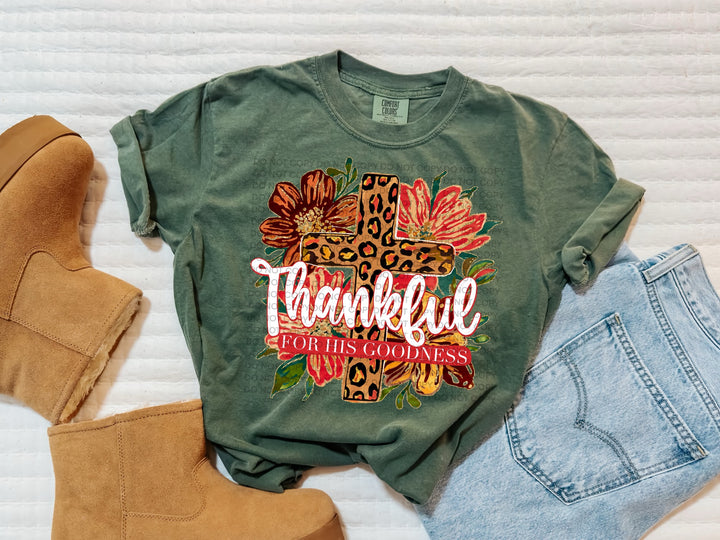 Thankful For His Goodness DTF Print