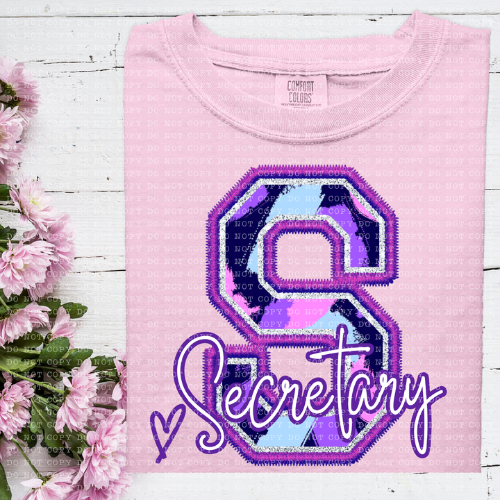 Perfectly Purple Occupations DTF Print