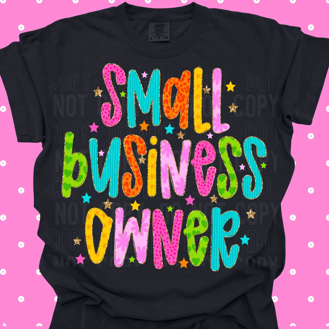 Small Business Owner DTF Print