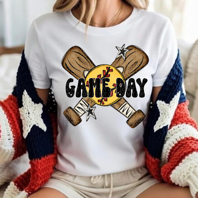 Softball Game Day DTF Print