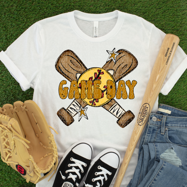 Softball Game Day DTF Print