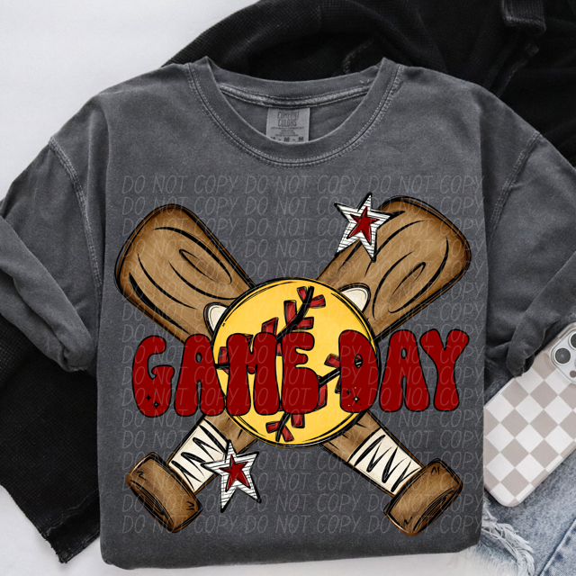 Softball Game Day DTF Print