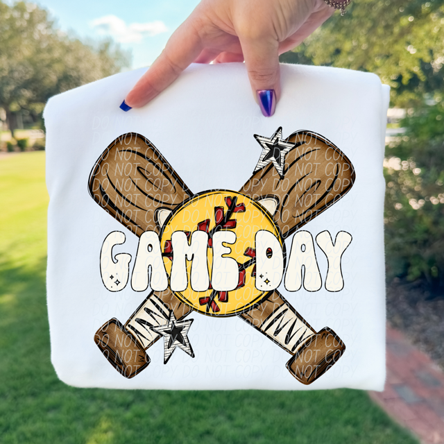 Softball Game Day DTF Print