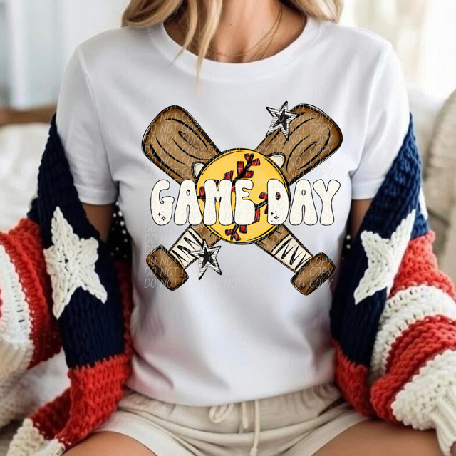 Softball Game Day DTF Print