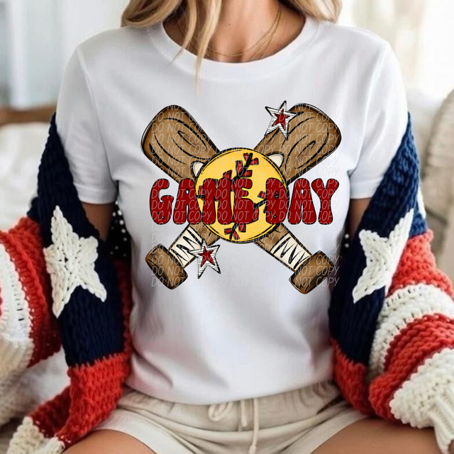 Softball Game Day DTF Print