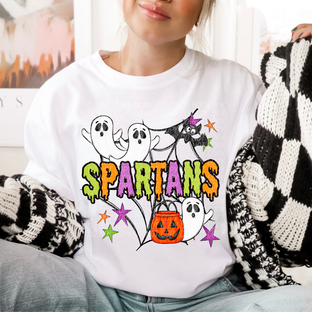 Halloween Mascots DTF Print