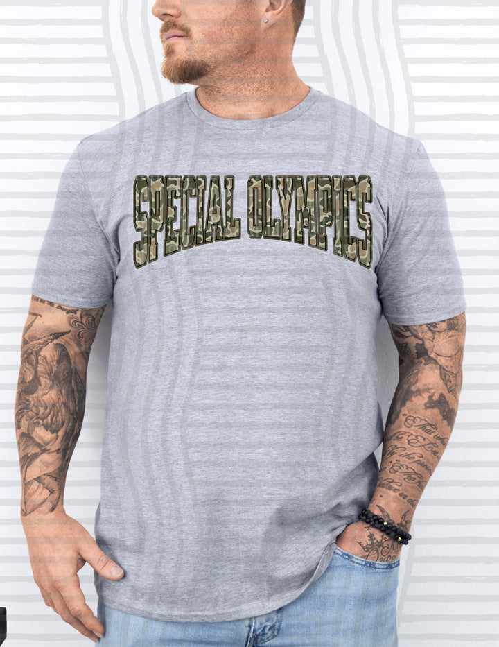 Simple Camo Arched Mascots DTF Print