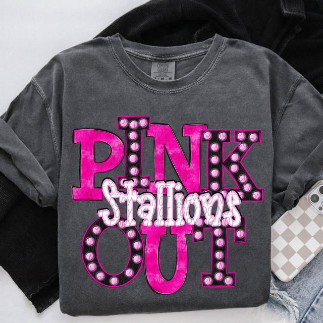 Pink Out Marquee DTF Print