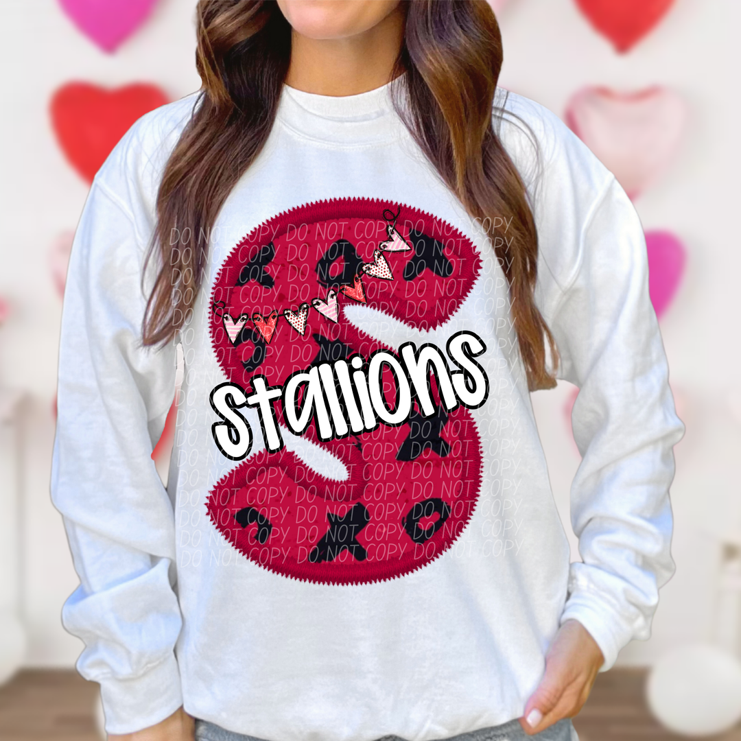 Valentines Day School Spirit T-Z DTF Print