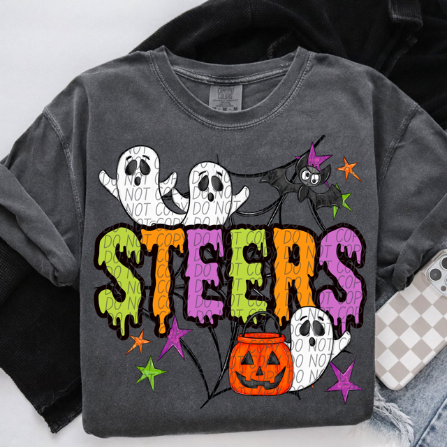 Halloween Mascots DTF Print