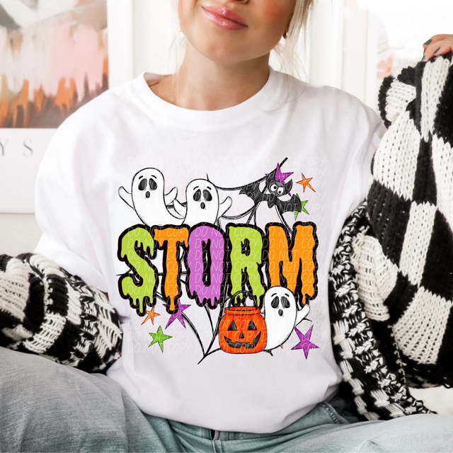 Halloween Mascots DTF Print