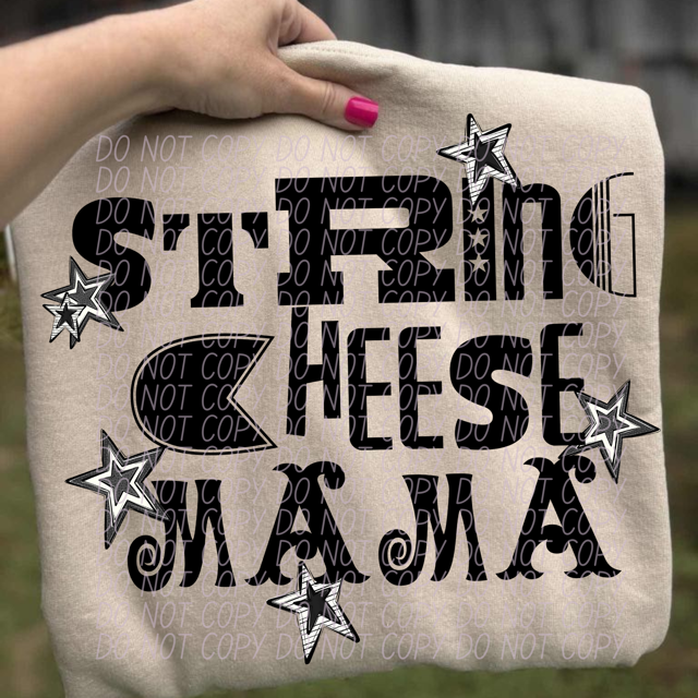 String Cheese Mama DTF Print