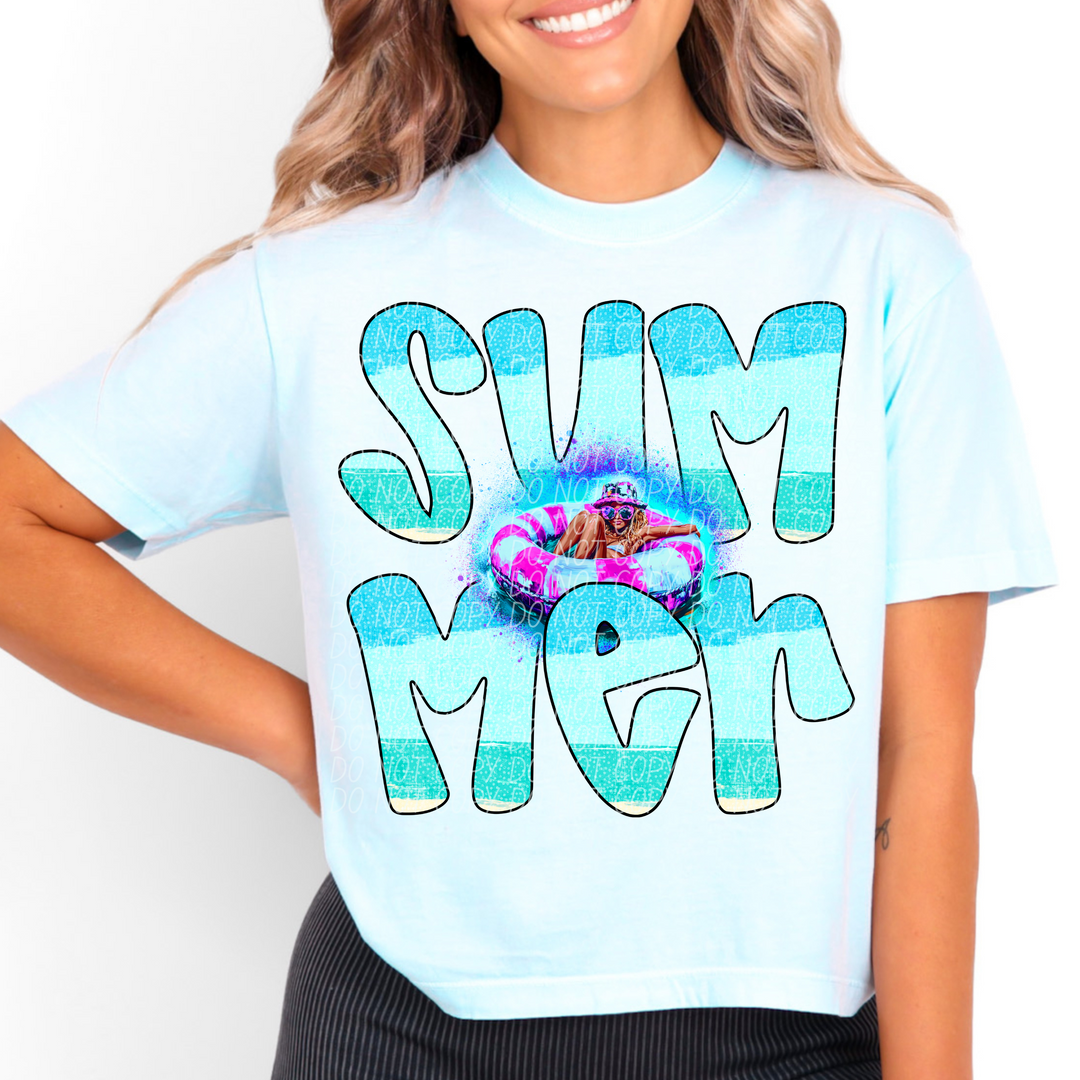 Summer Girl DTF Print