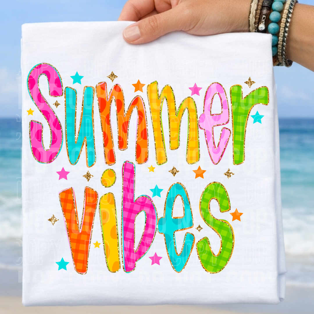 Summer Vibes DTF Print