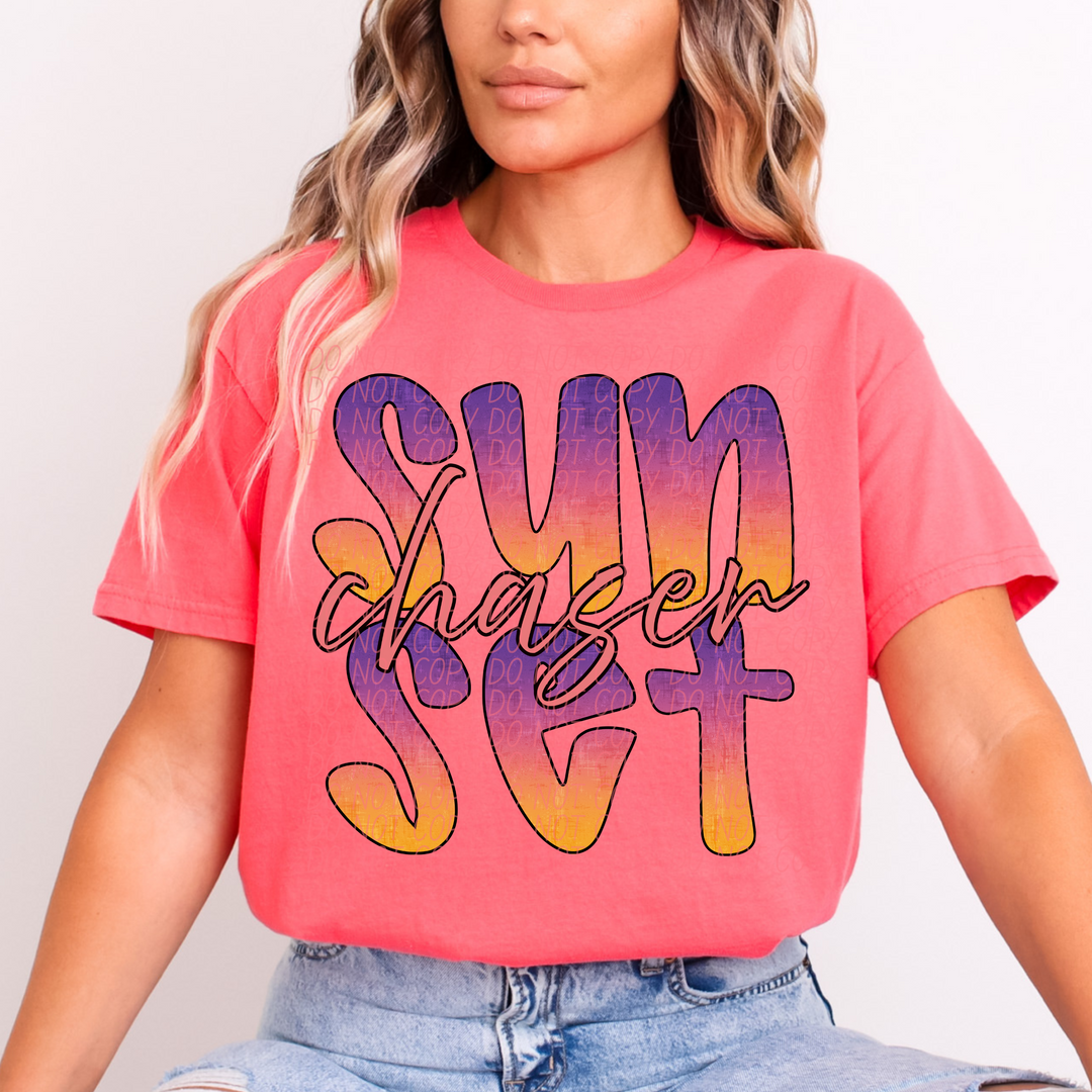 Sunset Chaser DTF Print