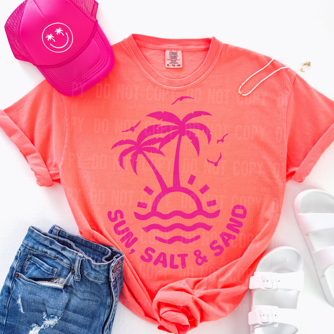 Sun Salt And Sand DTF Print