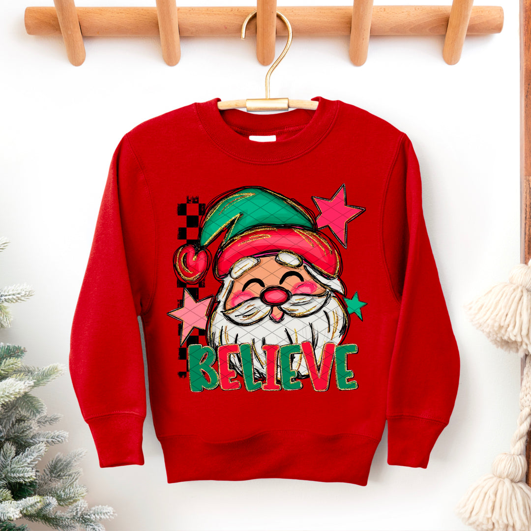 Santa Believe DTF Print