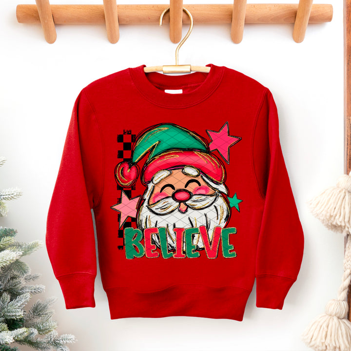 Santa Believe DTF Print