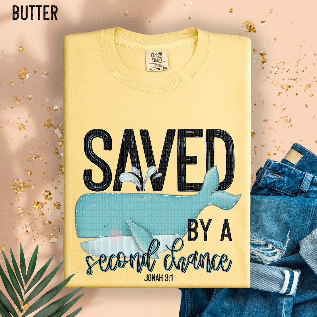 Saved By A Second Chance DTF Print