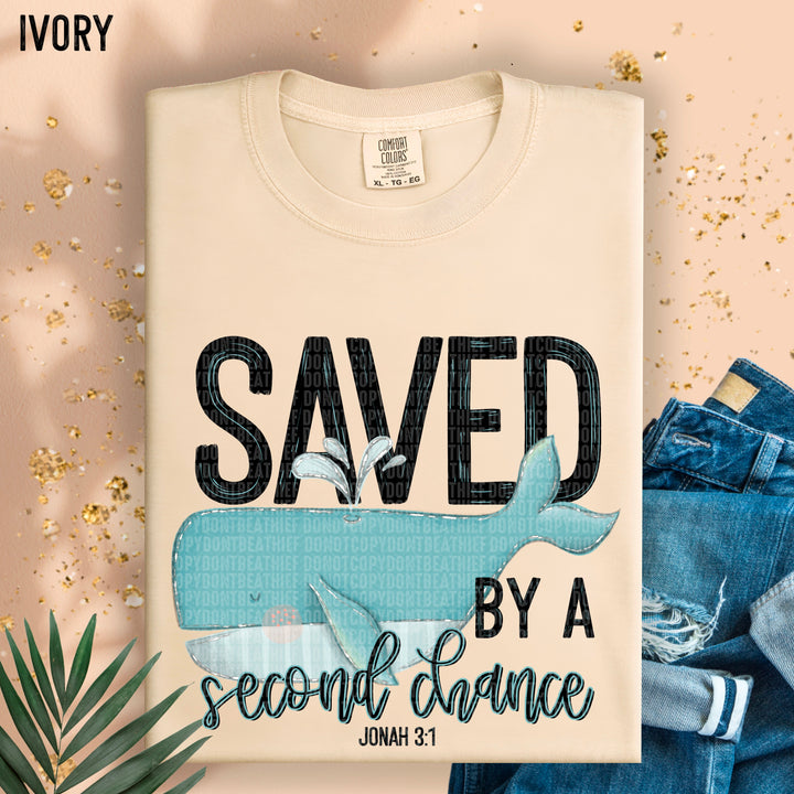 Saved By A Second Chance DTF Print