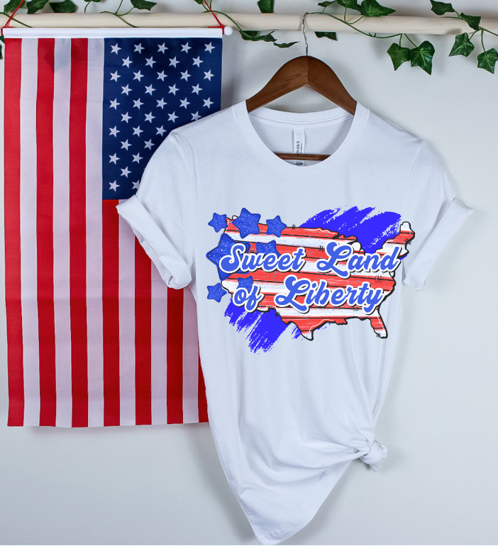 Sweet Land of Liberty DTF Print