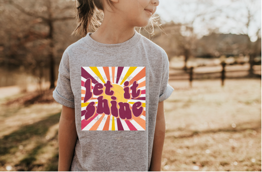 Let it Shine DTF Print