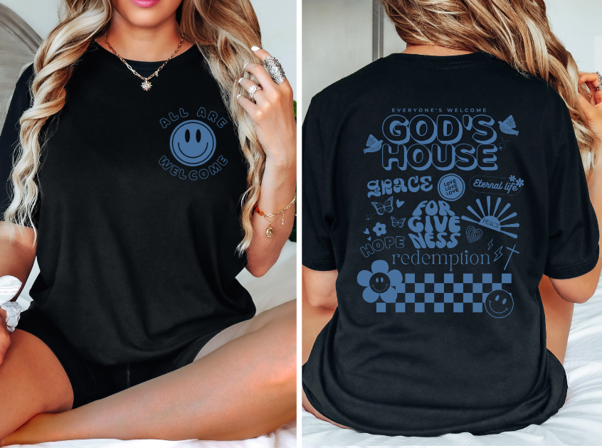 God's House Set DTF Print