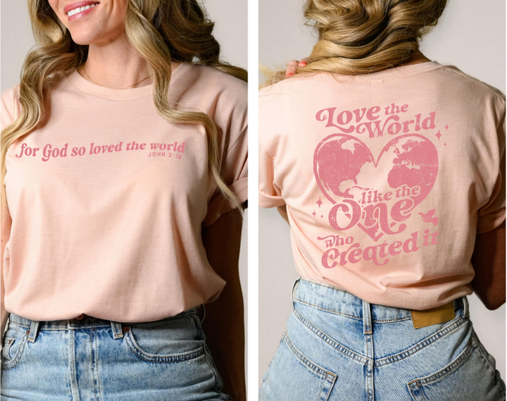 Love the World Set DTF Print