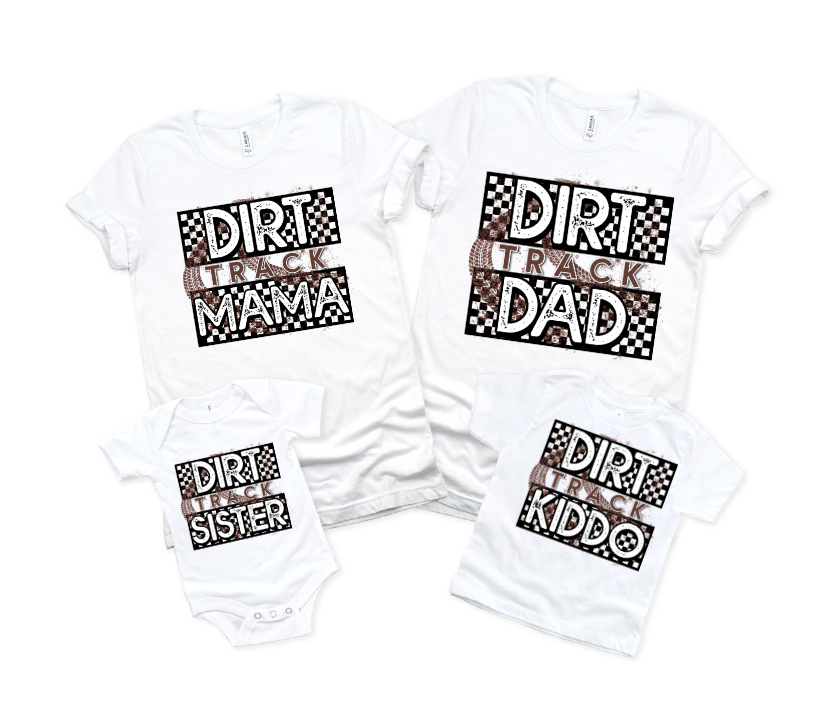 Dirt Track Family DTF Print