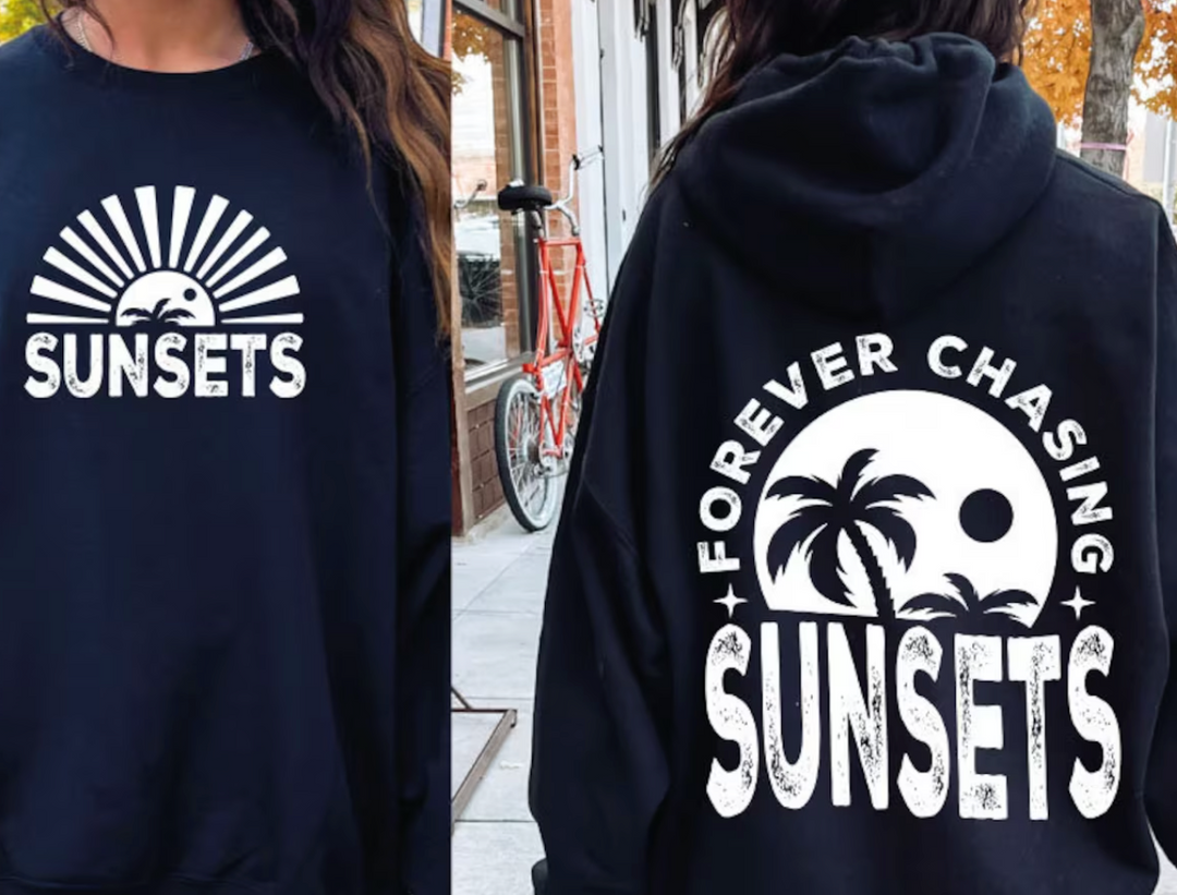 Forever Chasing Sunsets Set DTF Print