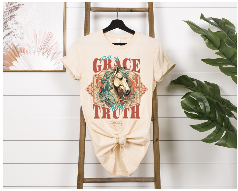 Grace and Truth DTF Print