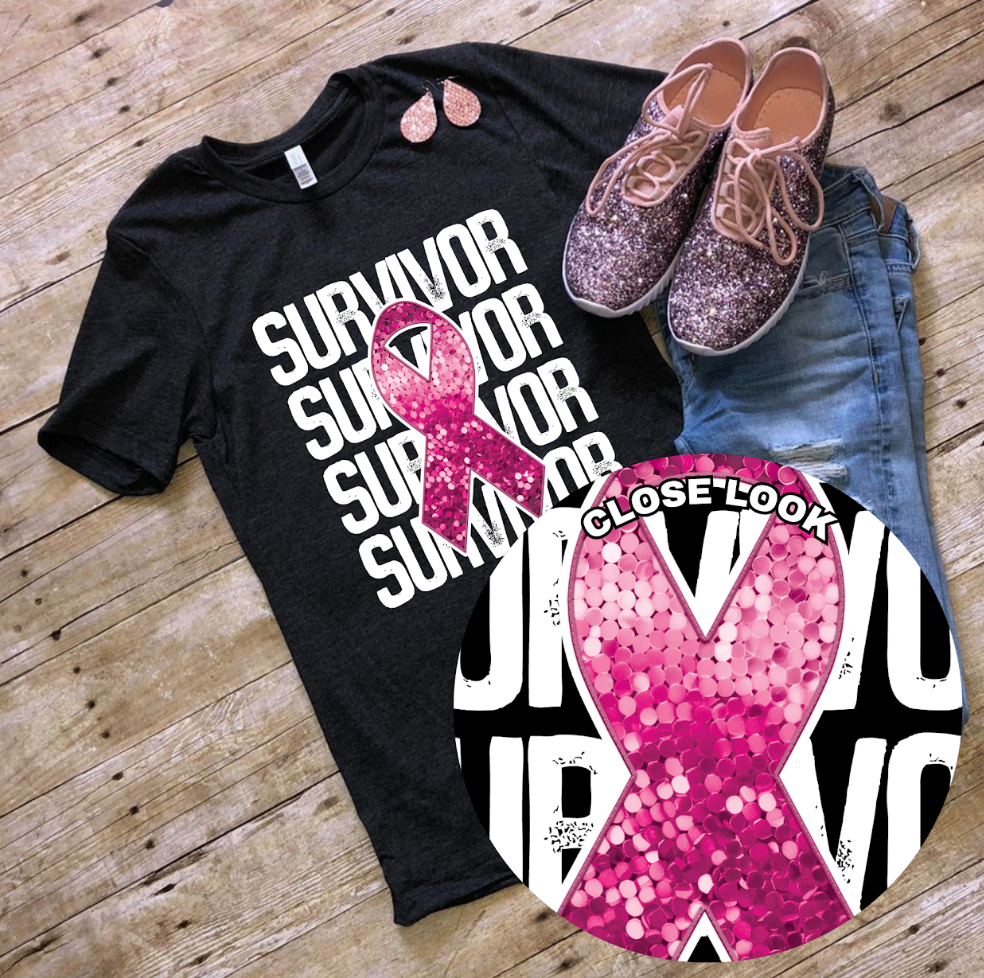 Survivor Breast Cancer DTF Print