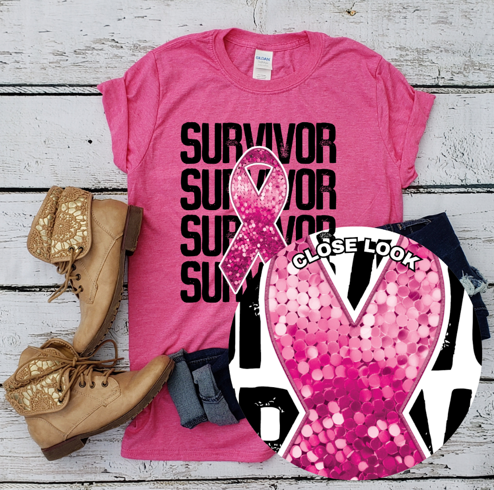 Survivor Breast Cancer DTF Print