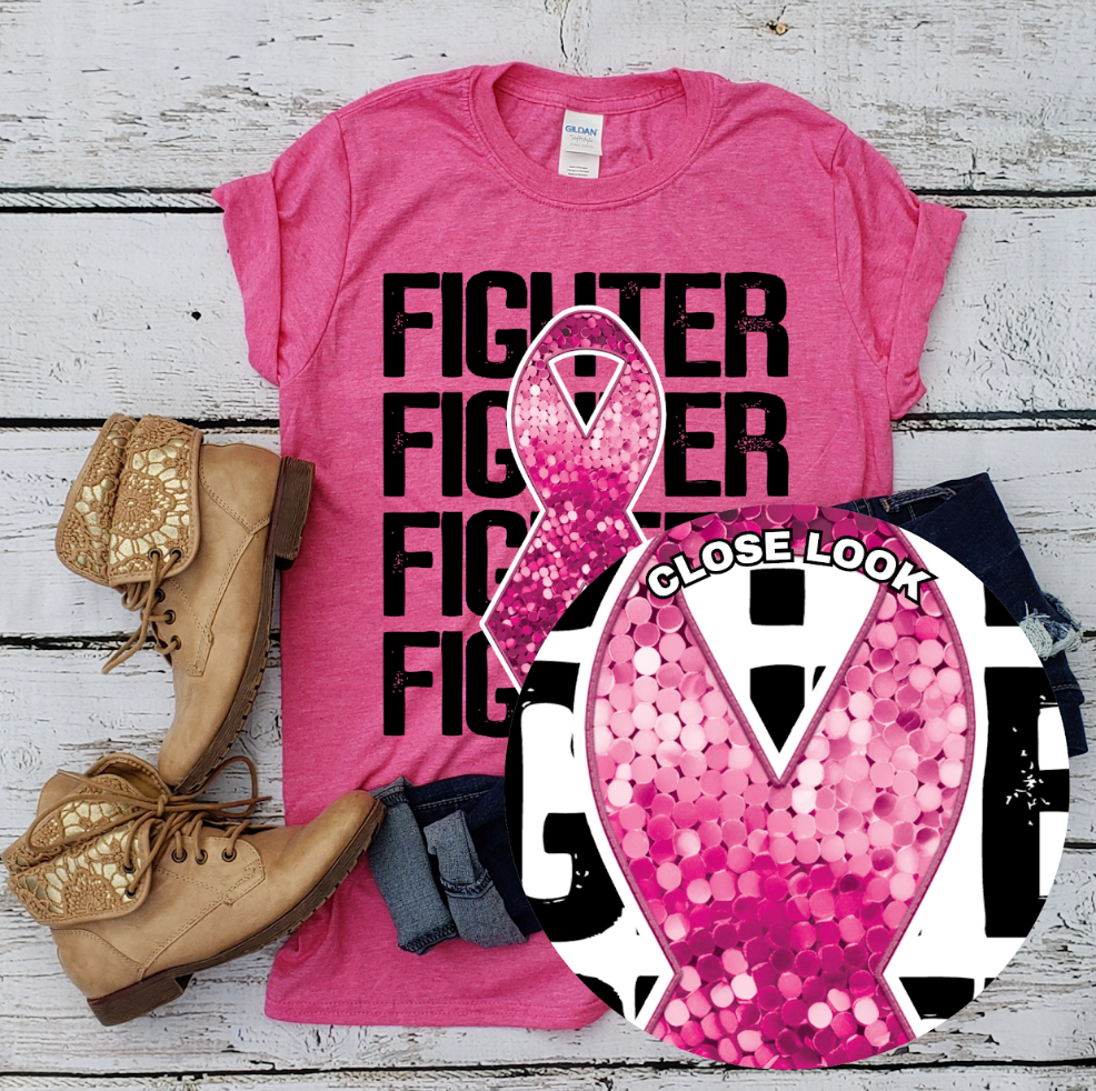 Fighter Breast Cancer DTF Print