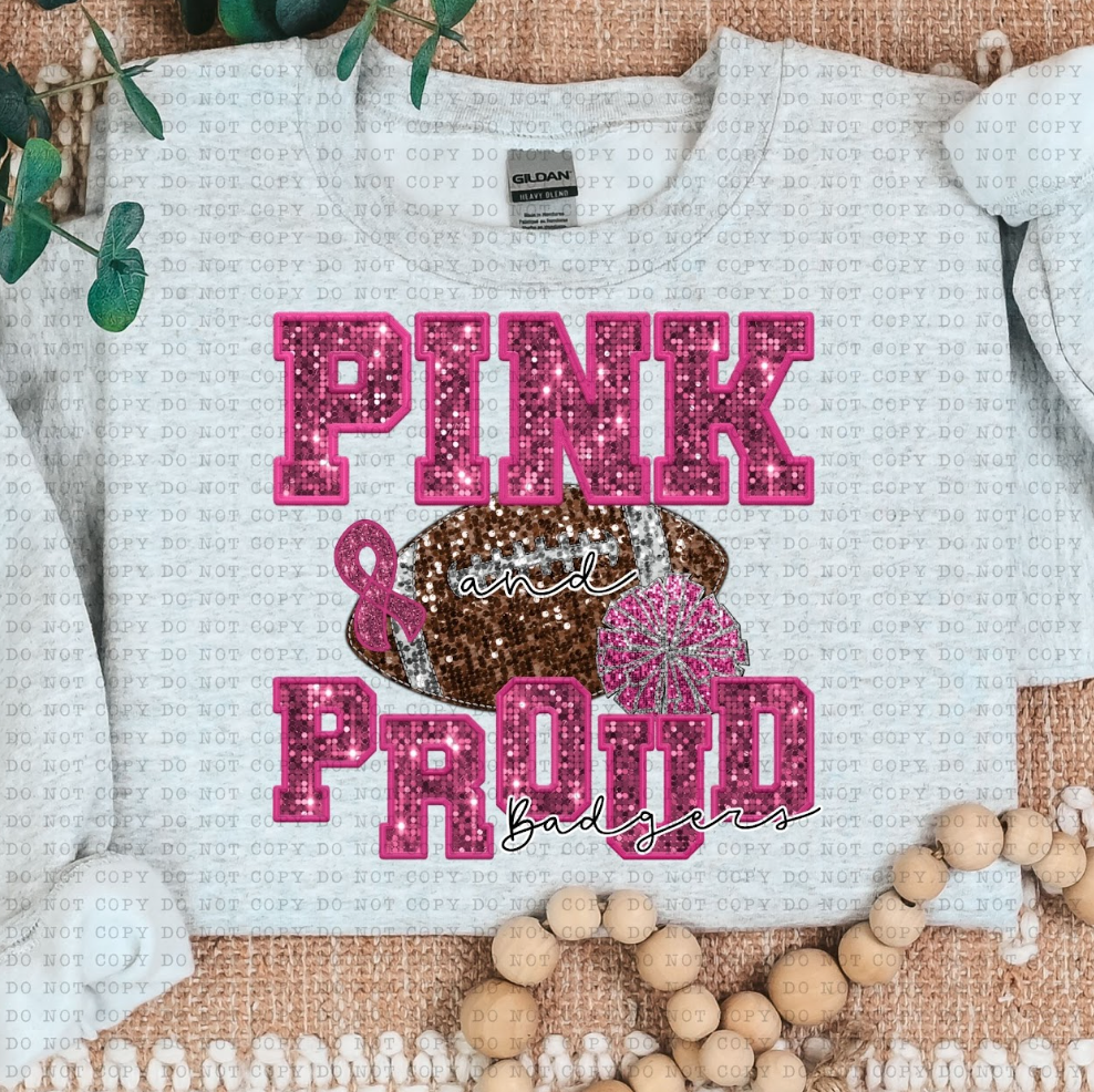 Pink and Proud (Adult) DTF Print