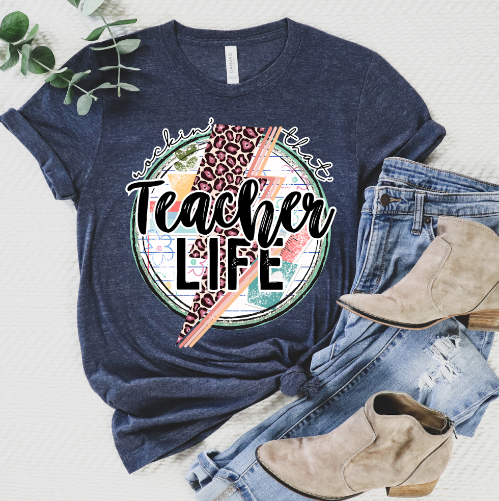Rockin' that Teacher/Para Life DTF Print