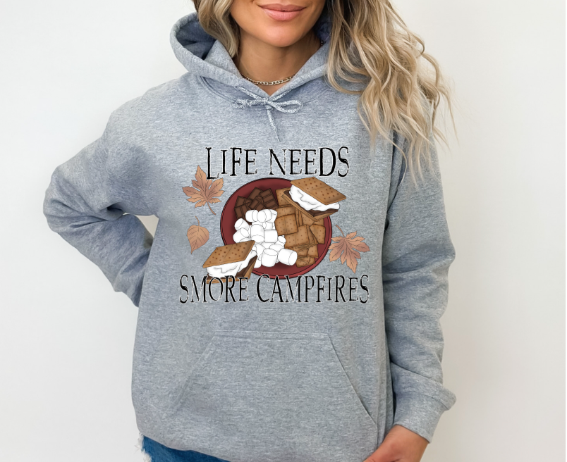 Life Needs Smores Campfires DTF Print