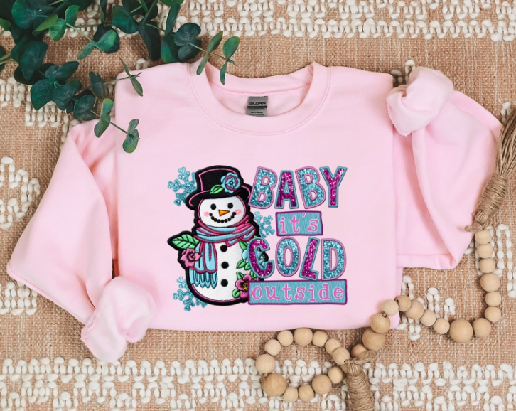 Baby It's Cold Outside DTF Print