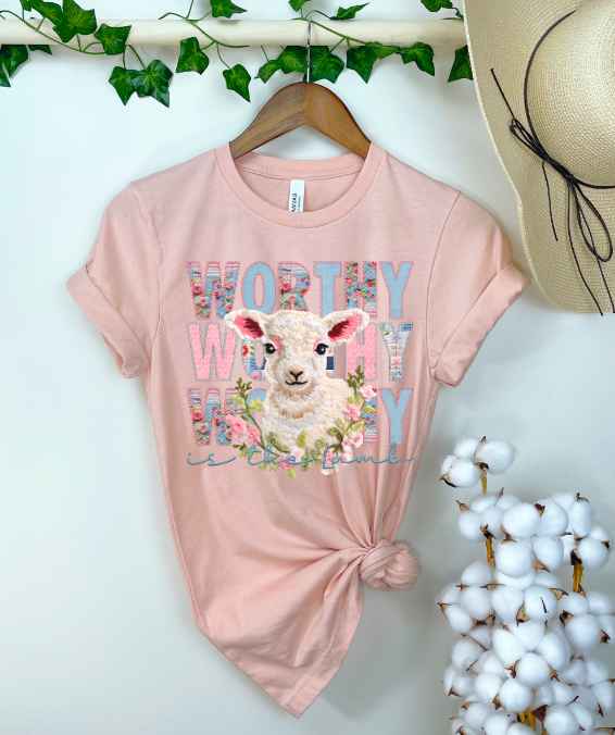Worthy is the Lamb DTF Print
