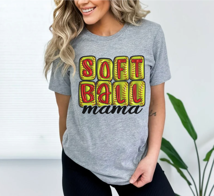 Softball Mama DTF Print