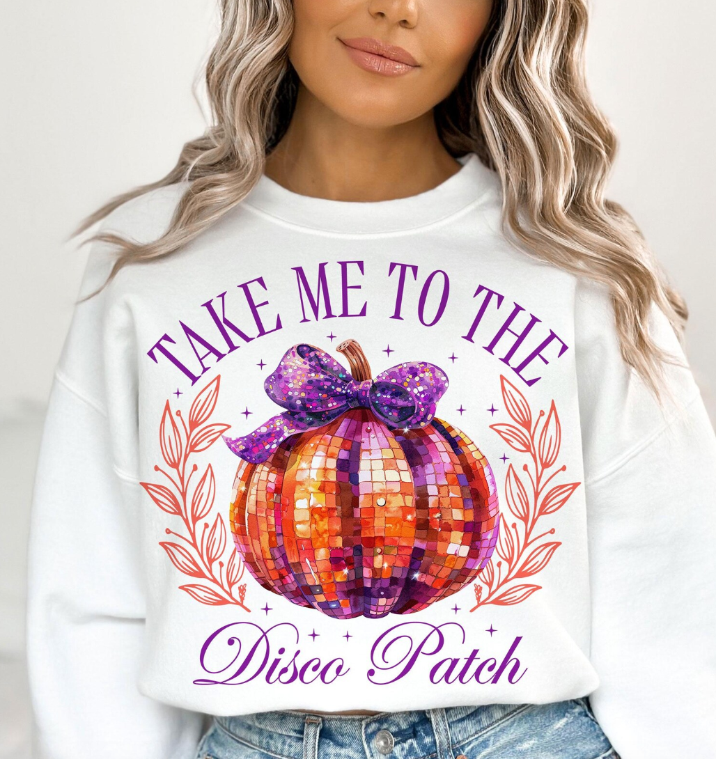 Take me to the Disco Patch DTF Print