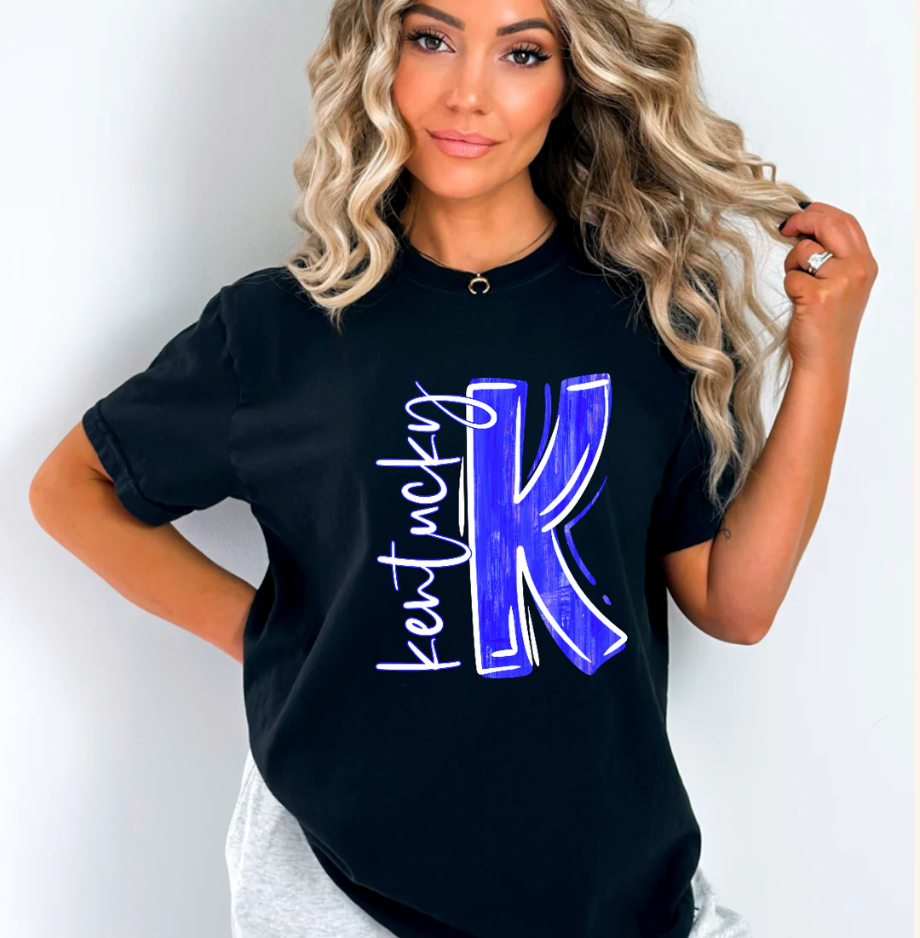 Kentucky GILDAN BLACK Printed Tee